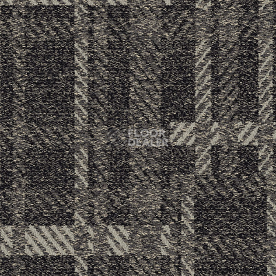 Ковровая плитка Interface World Woven Scottish Sett 8151004 Plaid Black фото 1 | FLOORDEALER